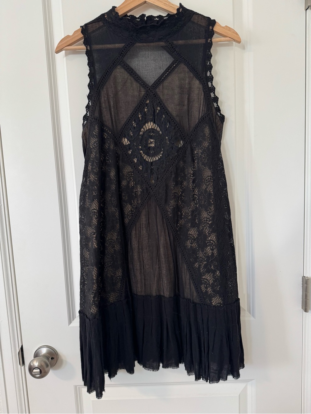 Free People Lace Sleeveless Shift Dress